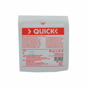 Quick Niet Verklevend Wondkompres 10 X 10 Cm