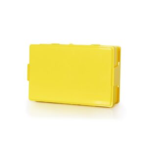 Verbandtrommel B Met Wandhouder Leeg Geel