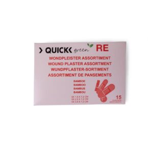Quick Green Bamboo Assortiment Wondpleisters (15 Stuks)