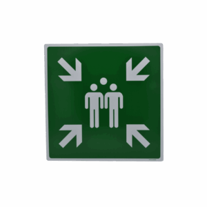 Pictogram Bord Verzamelplaats 400 X 400 Mm
