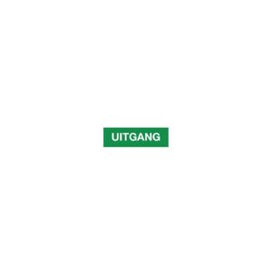 Pictogram Sticker Uitgang 120x300mm
