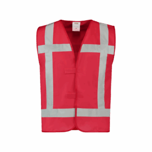 Hesje RWS Rood Opdruk Ontruimer Maat XL-XXL