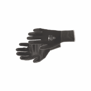 Safe Worker Nylonflex Handschoenen Zwart PU Coating Maat 9