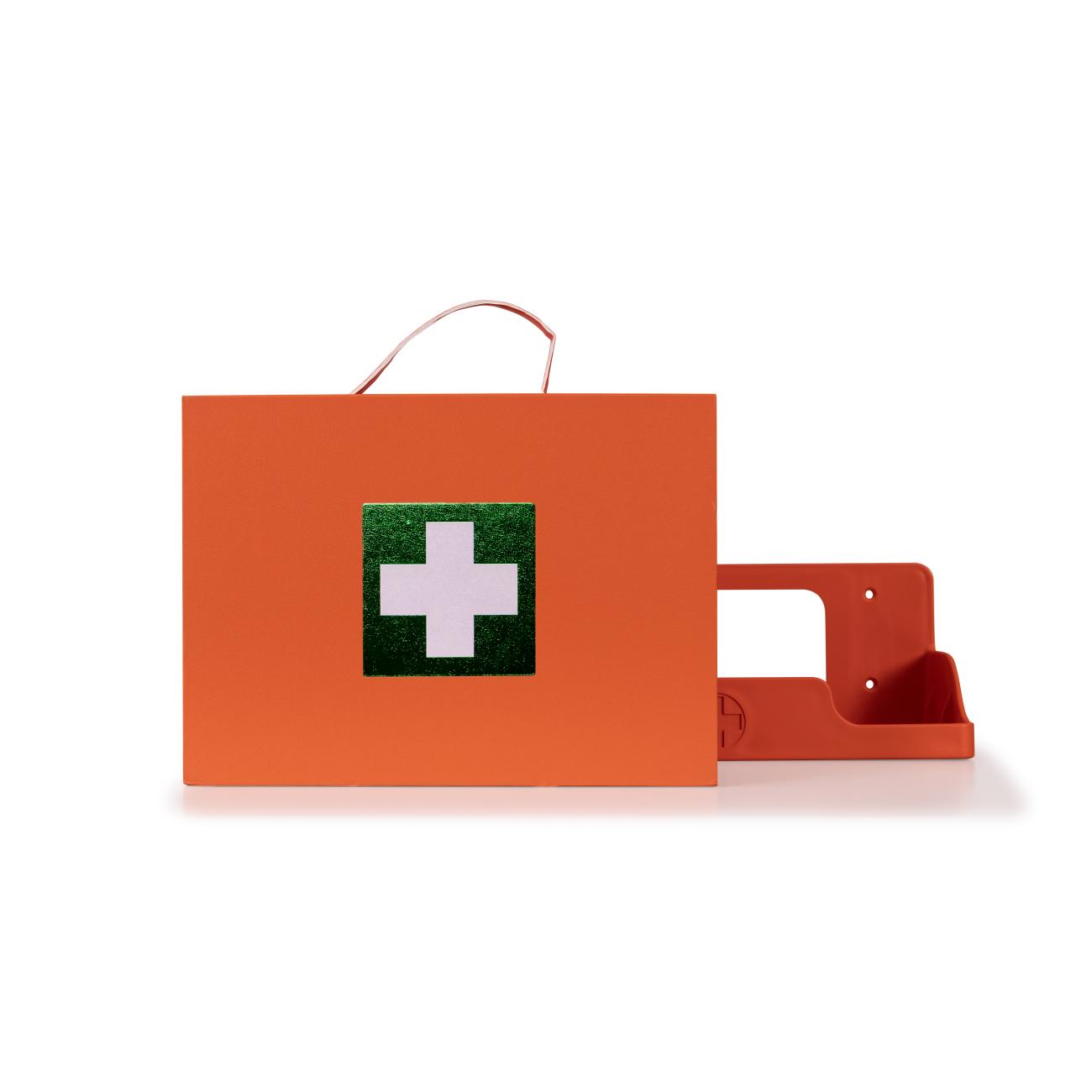 Quick Green Verbandtrommel klein FSC karton oranje B vulling - Afbeelding 2